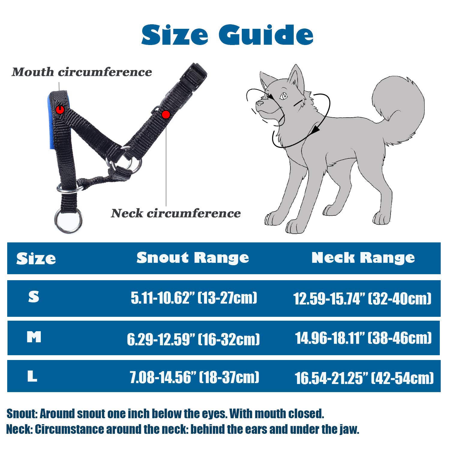 **Soft Fabric Dog Head Collar – Adjustable No-Pull Harness for Training (Medium, Black) – Perfect for Walks, Jogging & Obedience Training**