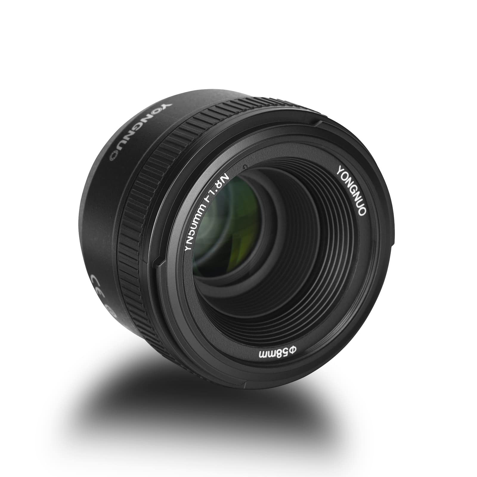 YONGNUO YN50mm F1.8N Standard Prime Lens for Nikon DSLR - Large Aperture, Auto/Manual Focus (AF/MF) - Perfect for Portrait, Street & Low Light Photography