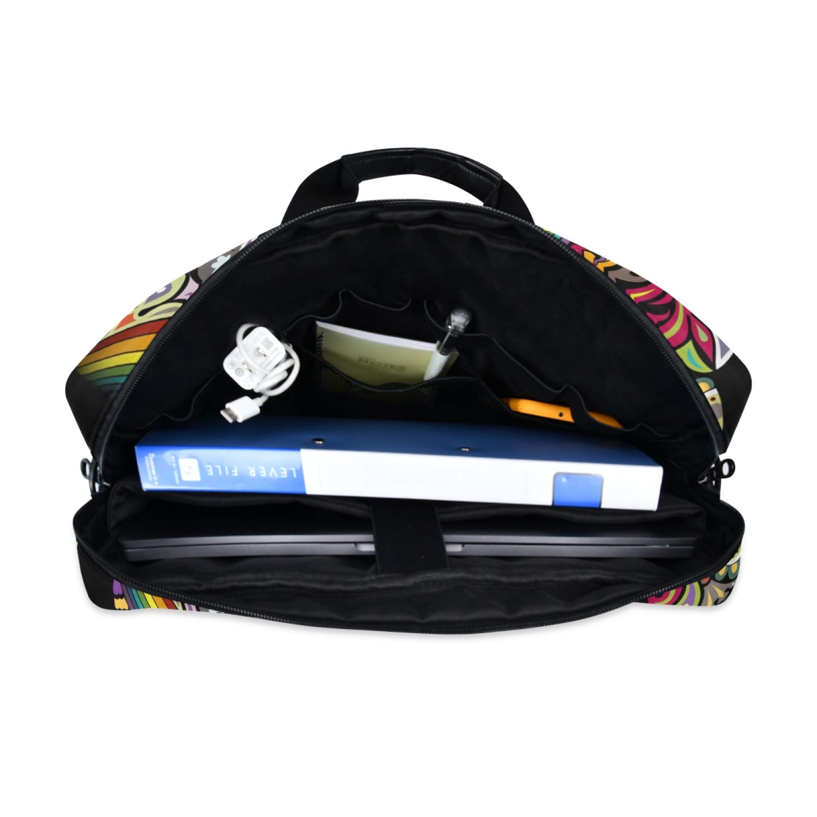 Premium 13-15.6 Inch Laptop Bag with Shoulder Strap - Durable Polyester Laptop Case for Men, Women & Students - Perfect for Work, School & Travel - Fits MacBook, Dell, HP & More