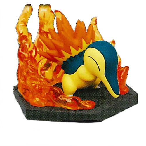 Pokemon Diorama Collectible Toy Set - Grass & Fire Type 3-Inch Figures by Takara Tomy | Perfect for Display, Gifts & Pokemon Collections