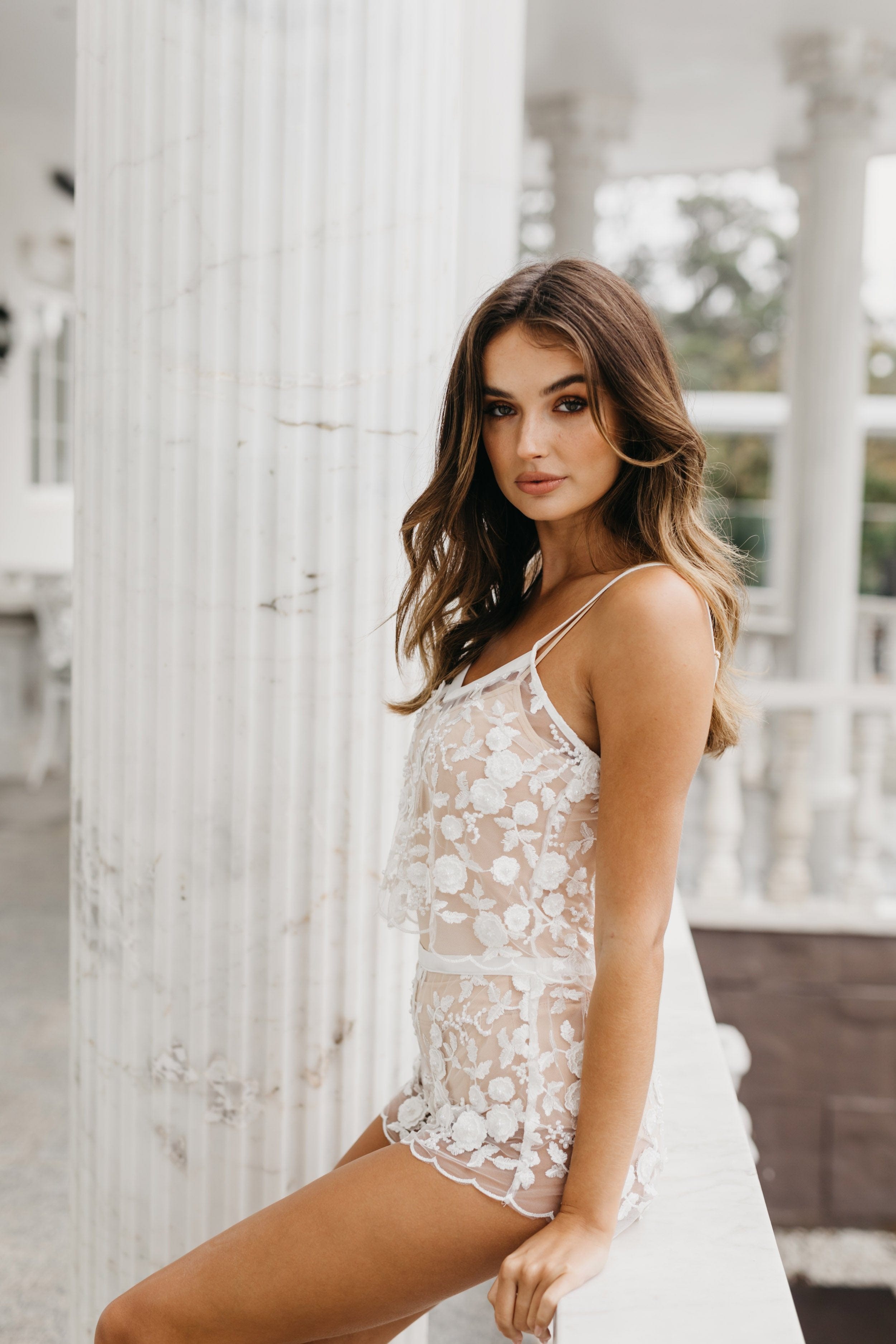 Zara Lace Beaded Wedding Dress Set - Elegant Bridal Gown with Intricate Beading for Bride, Bridesmaid & Formal Occasions