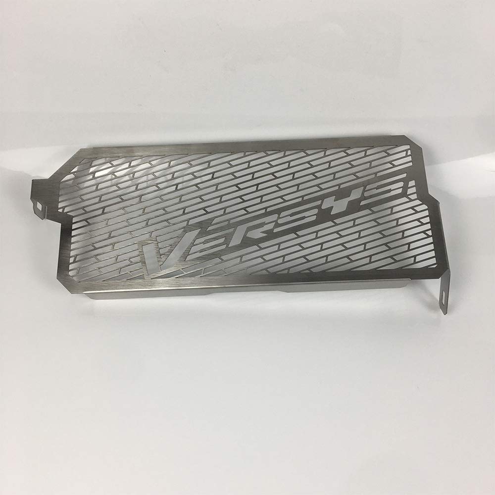 KLE650 Versys 650 Motorcycle Radiator Guard - Silver Protective Cover Grill for 2015-2021 Models | Durable Off-Road & Street Bike Protection