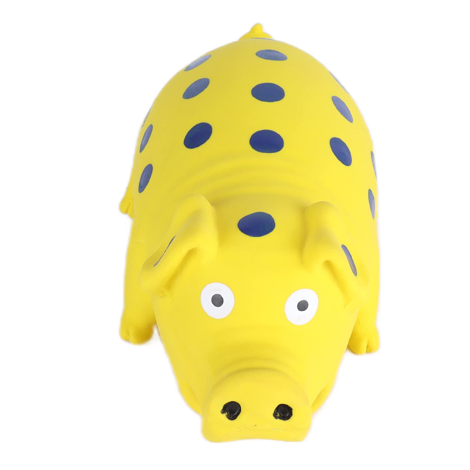 Durable Latex Grunting Dog Chew Toy for Small & Medium Dogs - Interactive Pig-Shaped Elastic Chew Toy for Puppies & Adult Dogs - Perfect for Indoor Play, Teething Relief & Training Rewards