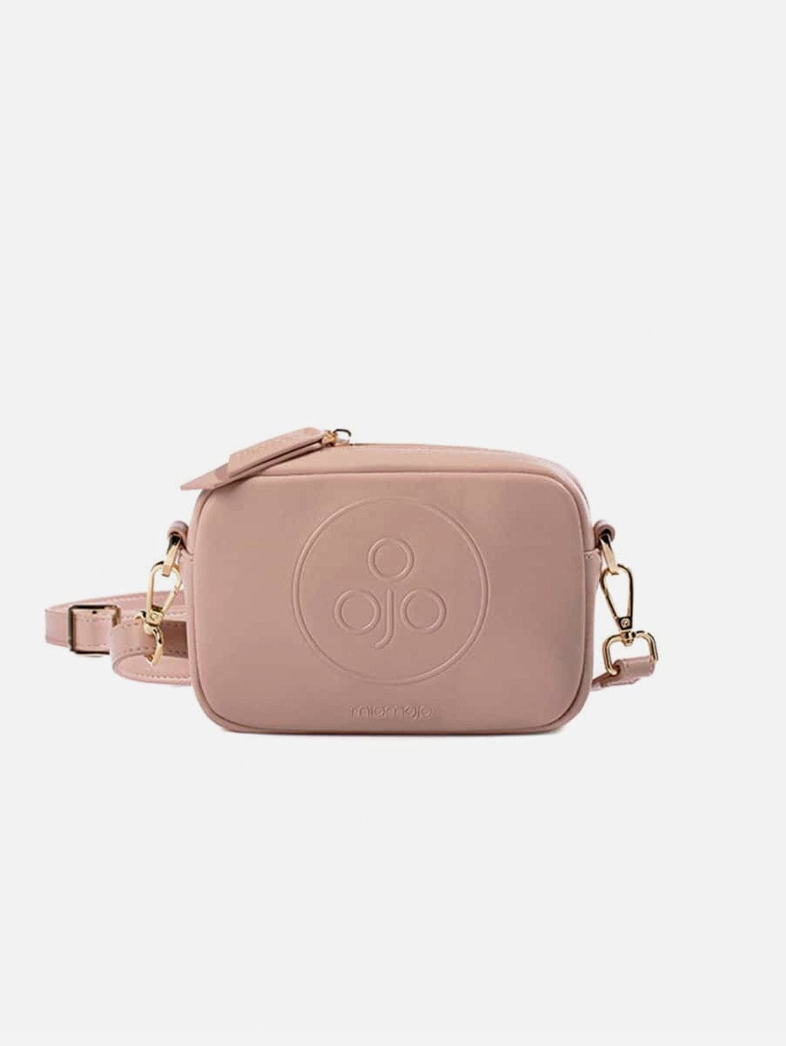 Eco-Friendly Vegan Leather Crossbody Bag for Women - Mini Recycled Purse in Nude | Perfect for Travel, Shopping & Everyday Use