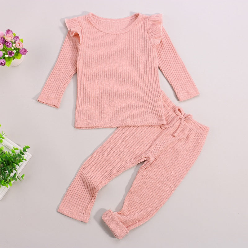 Chloe Women's Lounge Set - Soft Pink Loungewear Set for Relaxing at Home, Yoga & Sleepwear