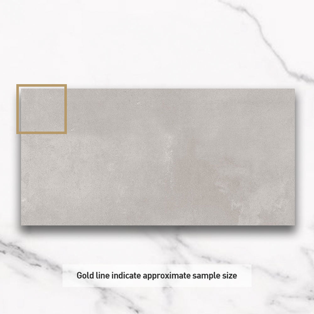 Premium 300x600mm Light Grey Porcelain Tile for Outdoor Use - Durable, Weather-Resistant Brooklyn Style Pavers for Patio, Garden & Walkway