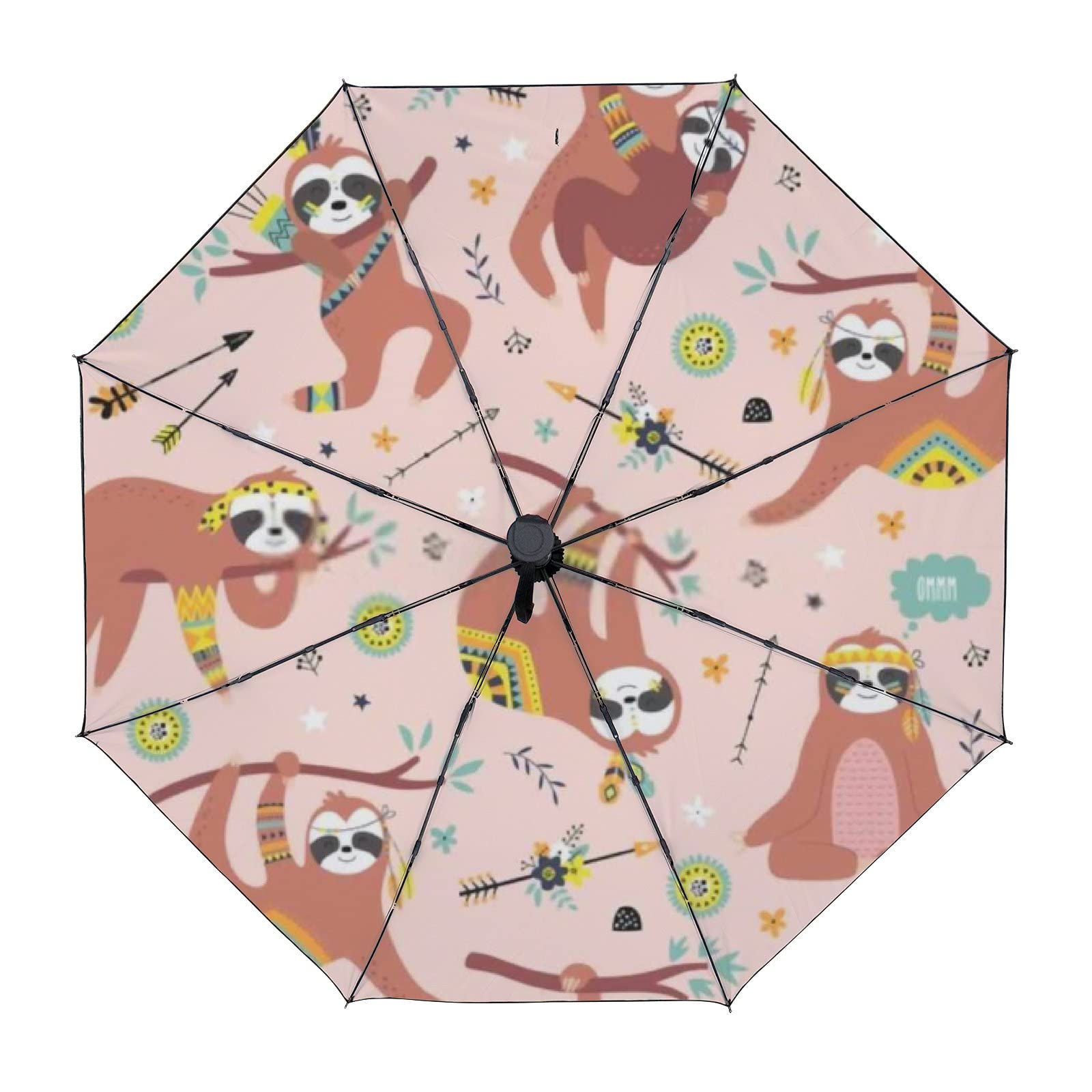 Giarwa Travel Portable Automatic Umbrella - Compact Folding Umbrella with Case, Waterproof & Windproof for Sun and Rain Protection - Perfect for Travel, Commuting, and Outdoor Activities