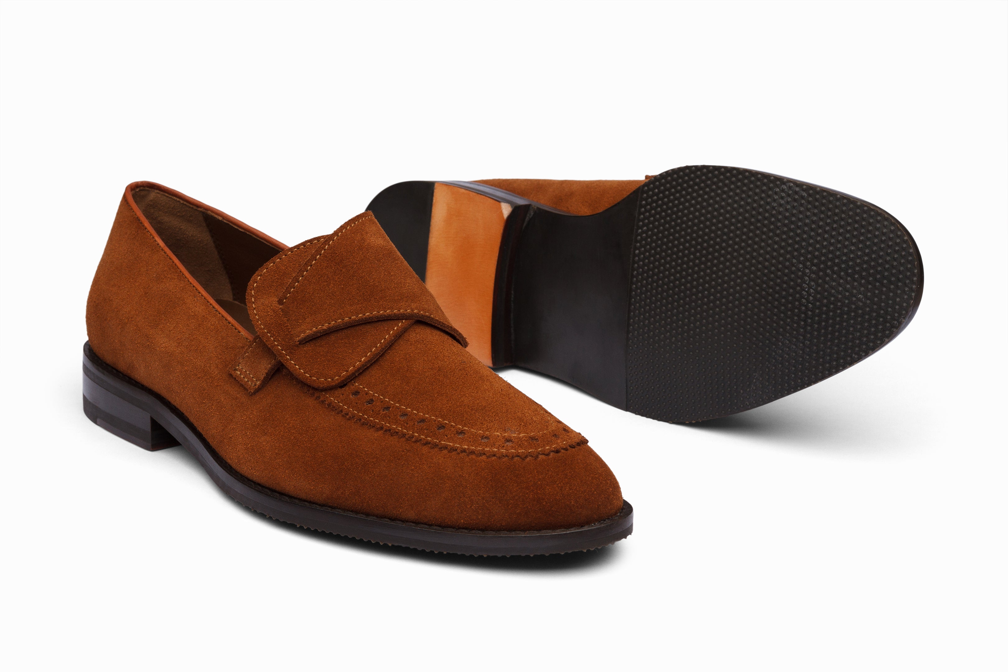 Stylish Brown Suede Butterfly Loafers for Women - Comfortable Slip-On Casual Shoes for Office, Travel & Everyday Wear