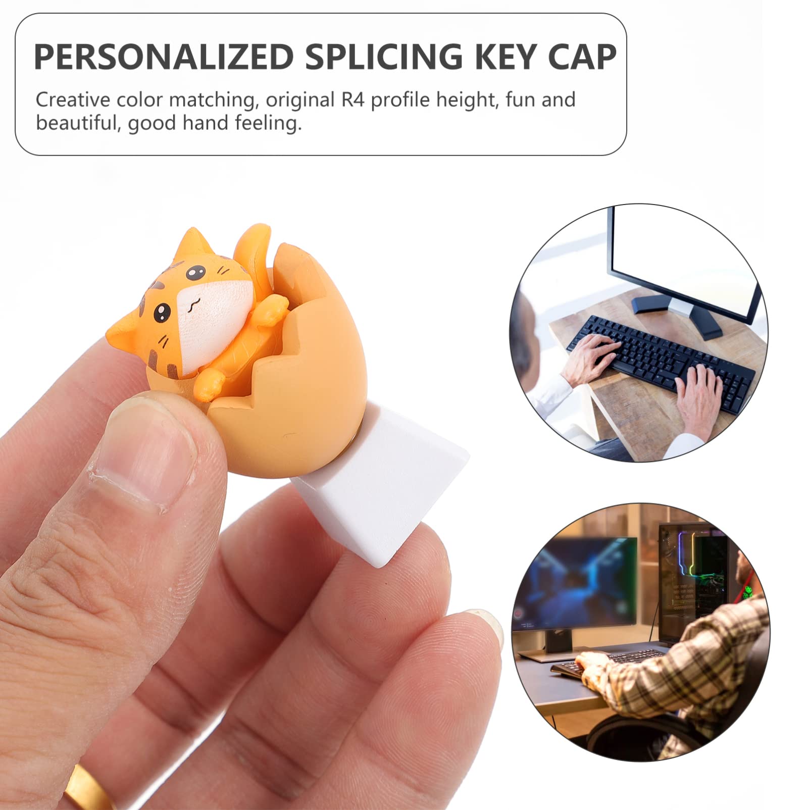 Custom Kawaii PBT Keycaps for Mechanical Keyboards - Gaming & Typing