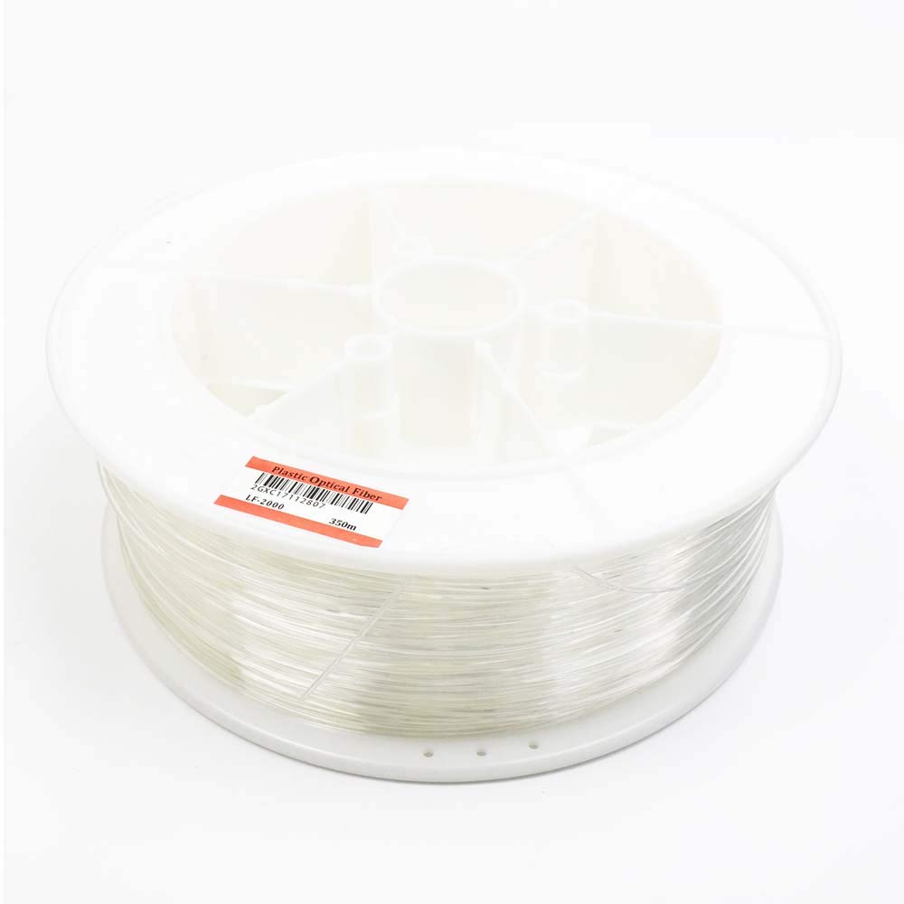 PMMA End Glow Optic Fiber Cable - 3.0mm x 150m Roll for LED Ceiling Sky Light & Home Theater Decoration | Perfect for Starry Night Effects in Bedrooms, Theaters, and Commercial Spaces