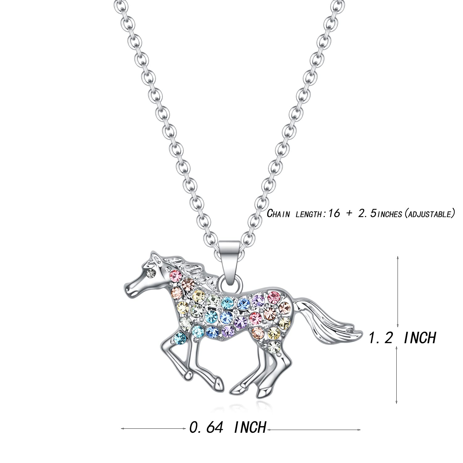 **Elegant Horse, Wolf, Hummingbird & Fox Necklace for Women & Girls – Perfect Valentine's Day, Birthday, Christmas & Back to School Gift – Stylish Jewelry for Everyday Wear & Special Occasions**