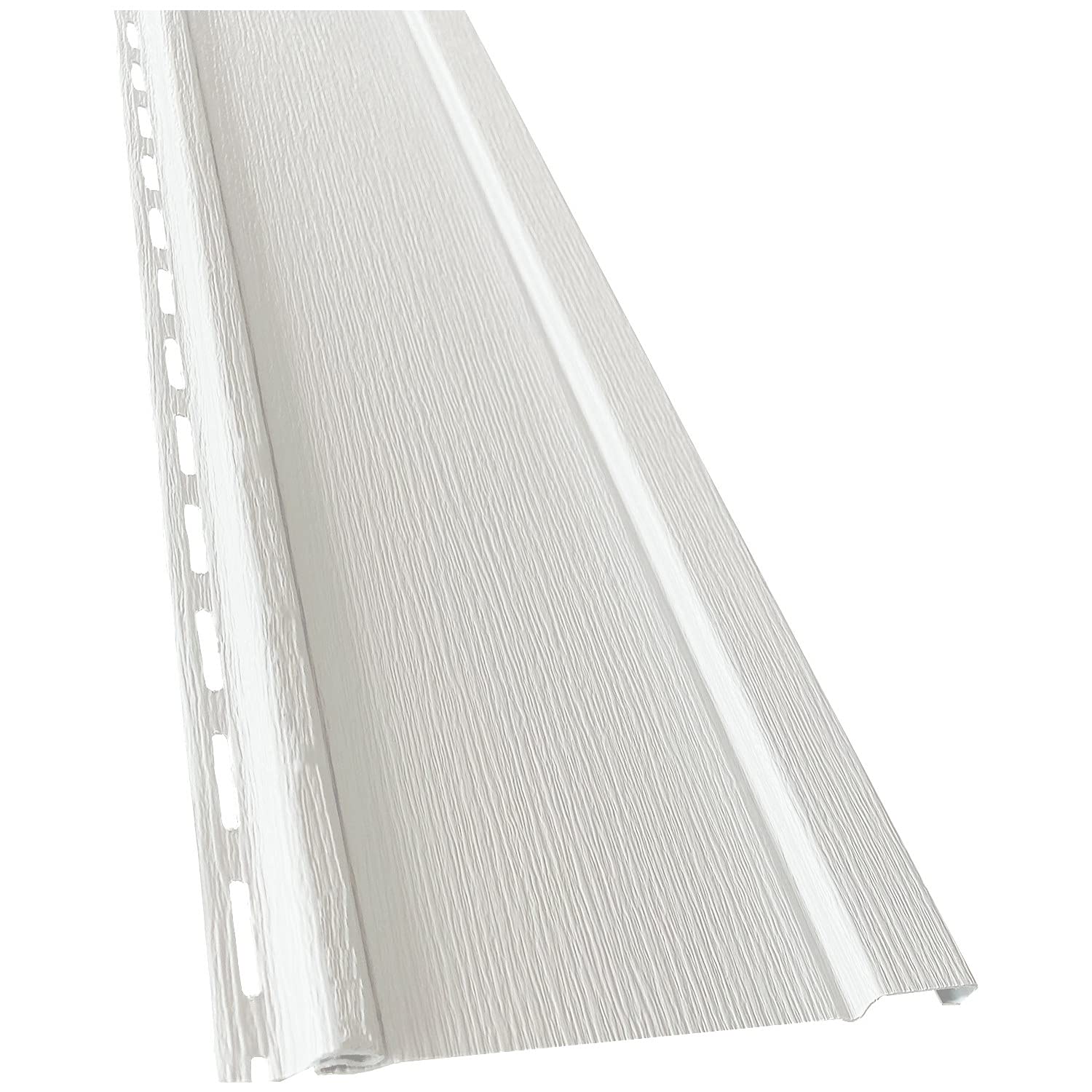 Polaris 7 Inch White Birch Vertical Vinyl Siding - Board and Batten Exterior Wall Cladding (1 Square Coverage) - Weatherproof & Low Maintenance Home Siding for Modern Farmhouse, Cottage & Coastal Style Homes
