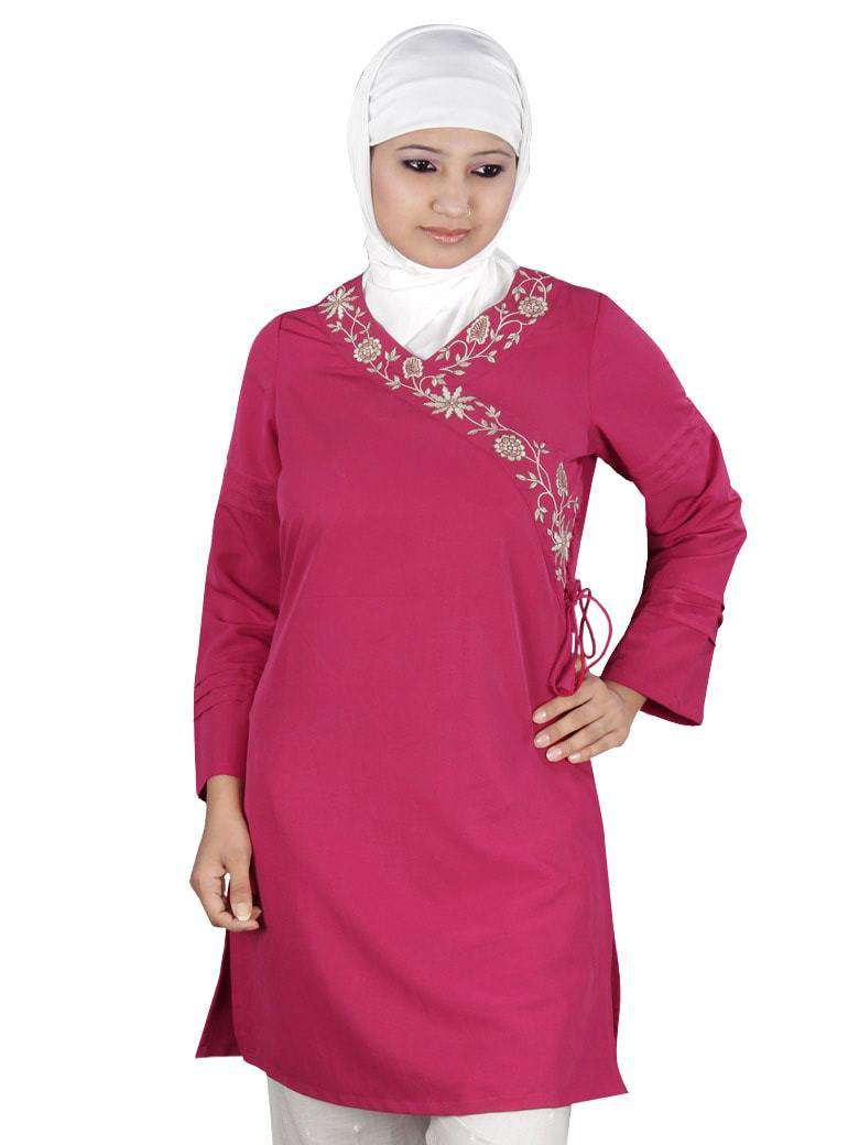 Feiyaz Women's Stylish Tunic Top - Flowy Casual Blouse for Everyday Wear | Perfect for Office, Weekend Outfits & Summer Dressing