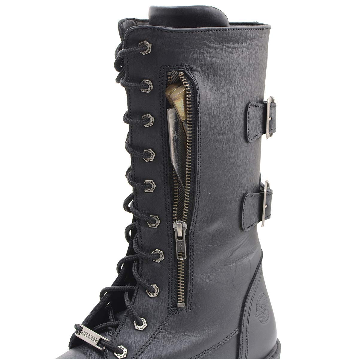 Milwaukee Leather Men’s Premium Classic Engineer Motorcycle Boots – Genuine Leather Riding Boots for Bikers – Size 10.5 – Perfect for Cruising, Road Trips & Motorcycle Rallies