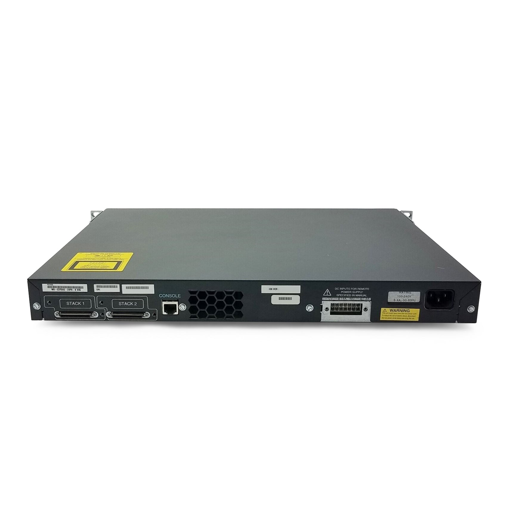 Cisco WS-C3750G-24PS-S 24-Port Gigabit PoE Layer 3 Switch | IP Base | Ideal for Business Networks, VoIP Systems & Smart Office Deployments
