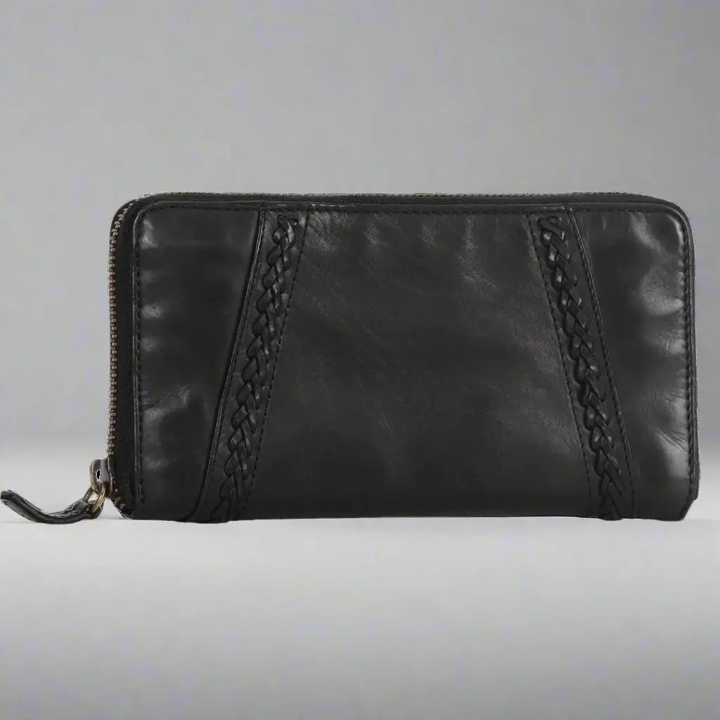 Women's RFID Blocking Zip Around Wallet with Multiple Card Slots - Perfect for Travel, Shopping & Everyday Use