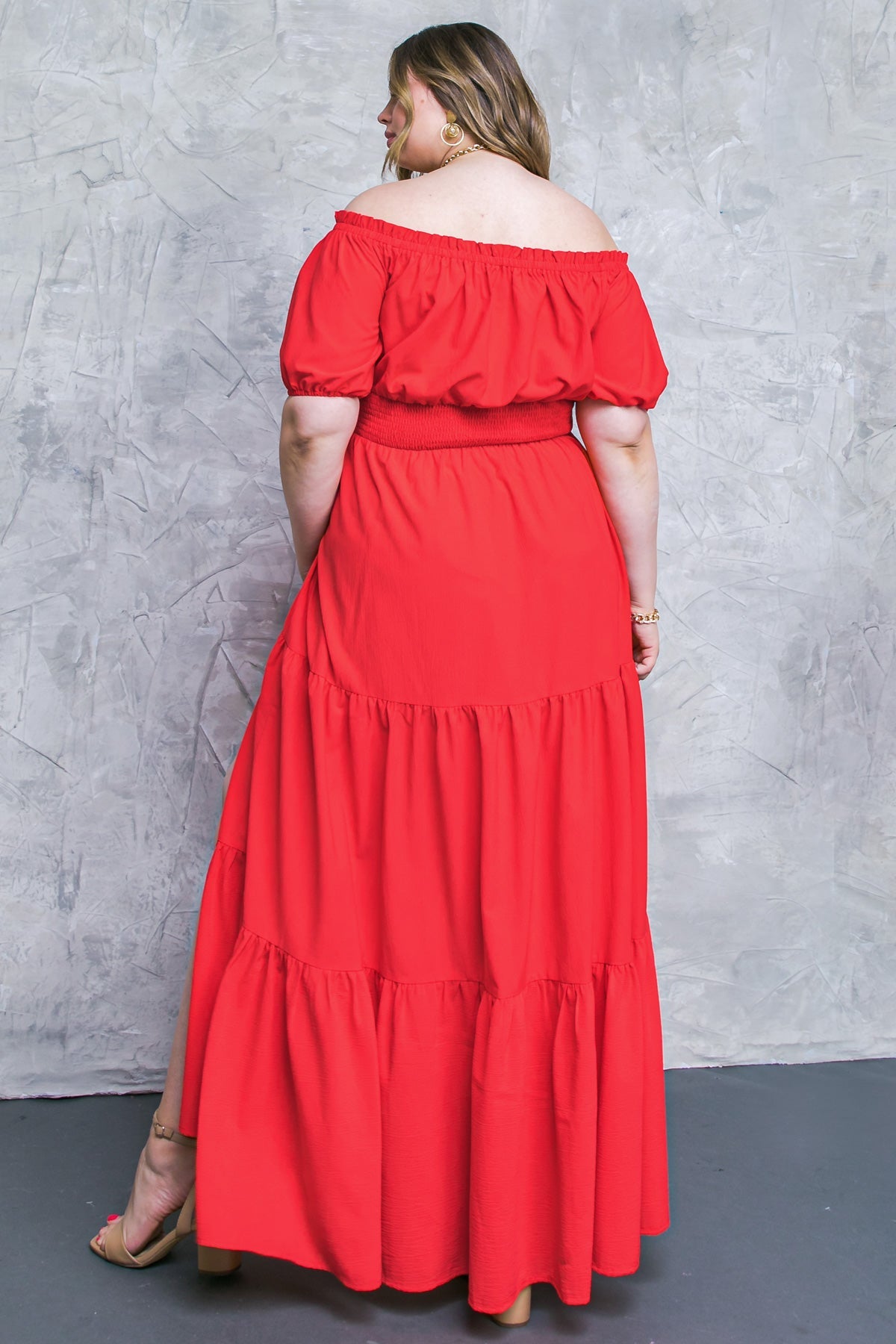 OUT IN THE COUNTRY Red Maxi Dress - Flowy Long Summer Dress for Women, Boho Chic Vacation Outfit, Perfect for Beach, Garden Parties & Outdoor Adventures