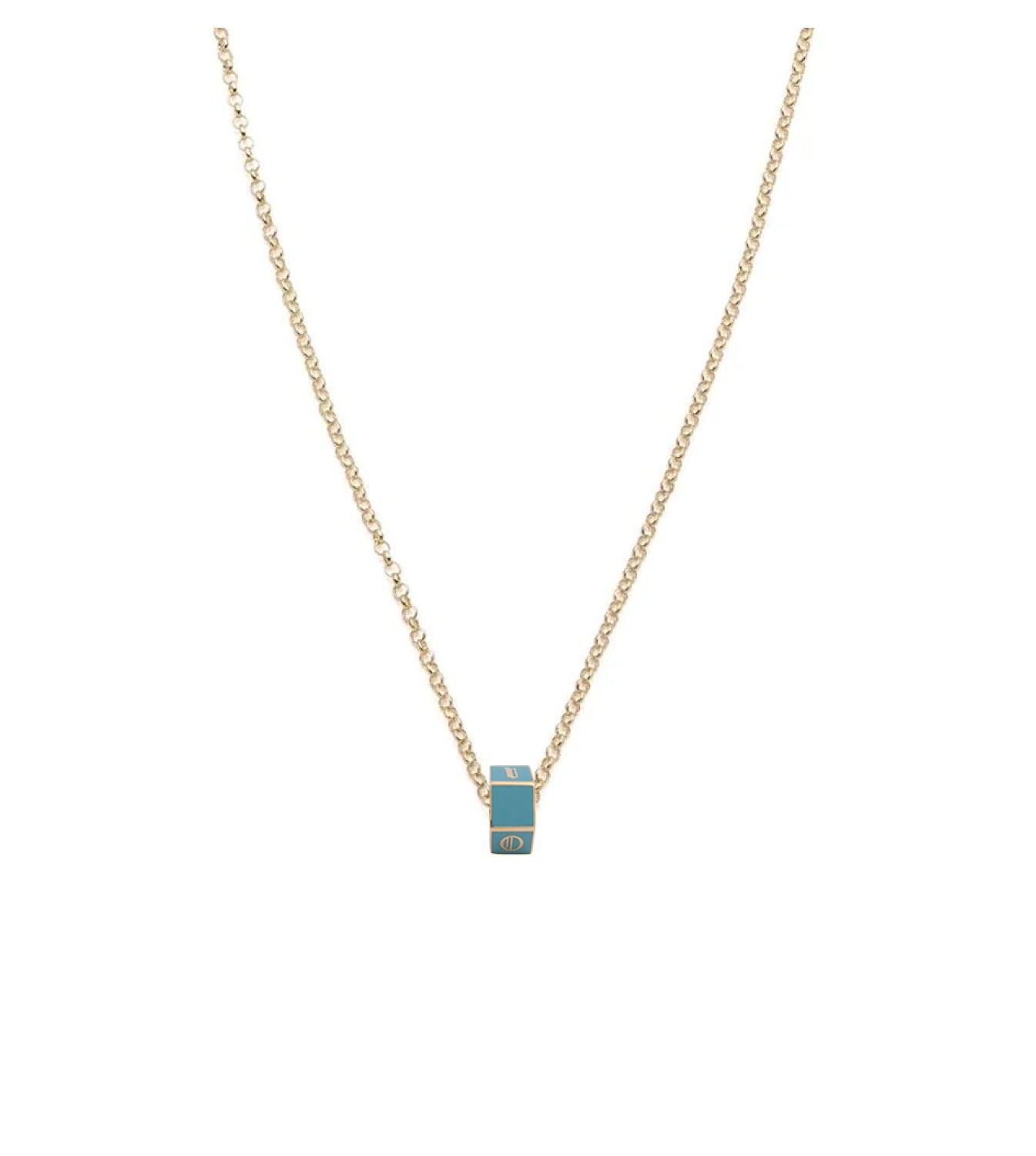 Custom Faceted Heartbeat Pendant Necklace - Aqua Blue Crystal Drop Jewelry for Women, Gift for Her, Valentine's Day, Anniversary & Special Occasions