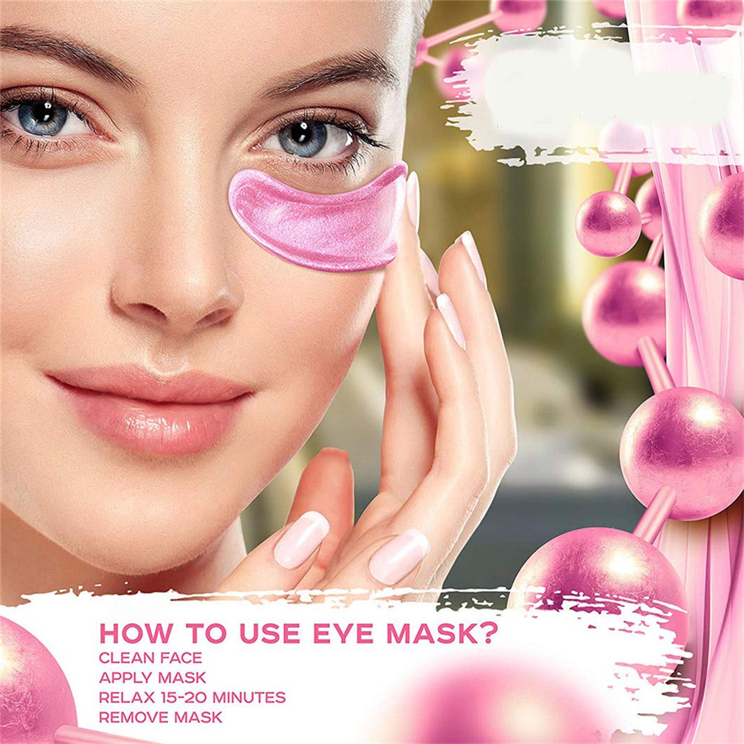 Collagen Under Eye Patches - 30 Pairs Anti-Aging Eye Mask for Puffy Eyes & Dark Circles, Hydrating Gel Eye Pads for Wrinkles & Fine Lines | Perfect for Morning Skincare Routine & Travel Beauty Essentials