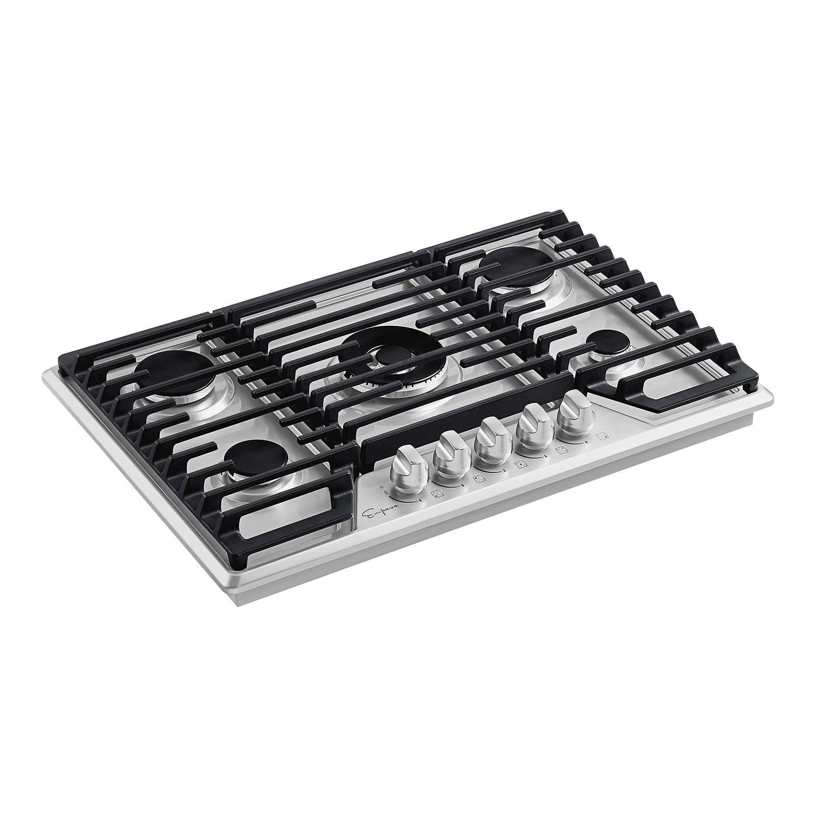Empava 30 Inch 5 Burner Built-In Gas Cooktop - Stainless Steel Professional Range Top for Home Kitchen (Model 30GC37) | Perfect for Cooking, Baking & Entertaining