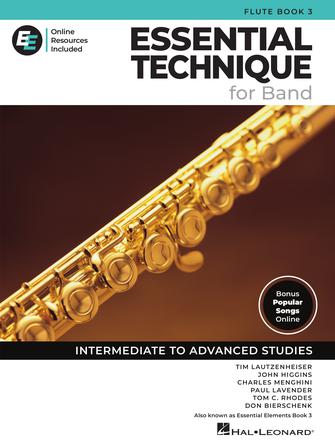Essential Elements for Band - Flute Book 3 with EEi | Comprehensive Band Method for Students | Perfect for School Music Programs & Private Lessons