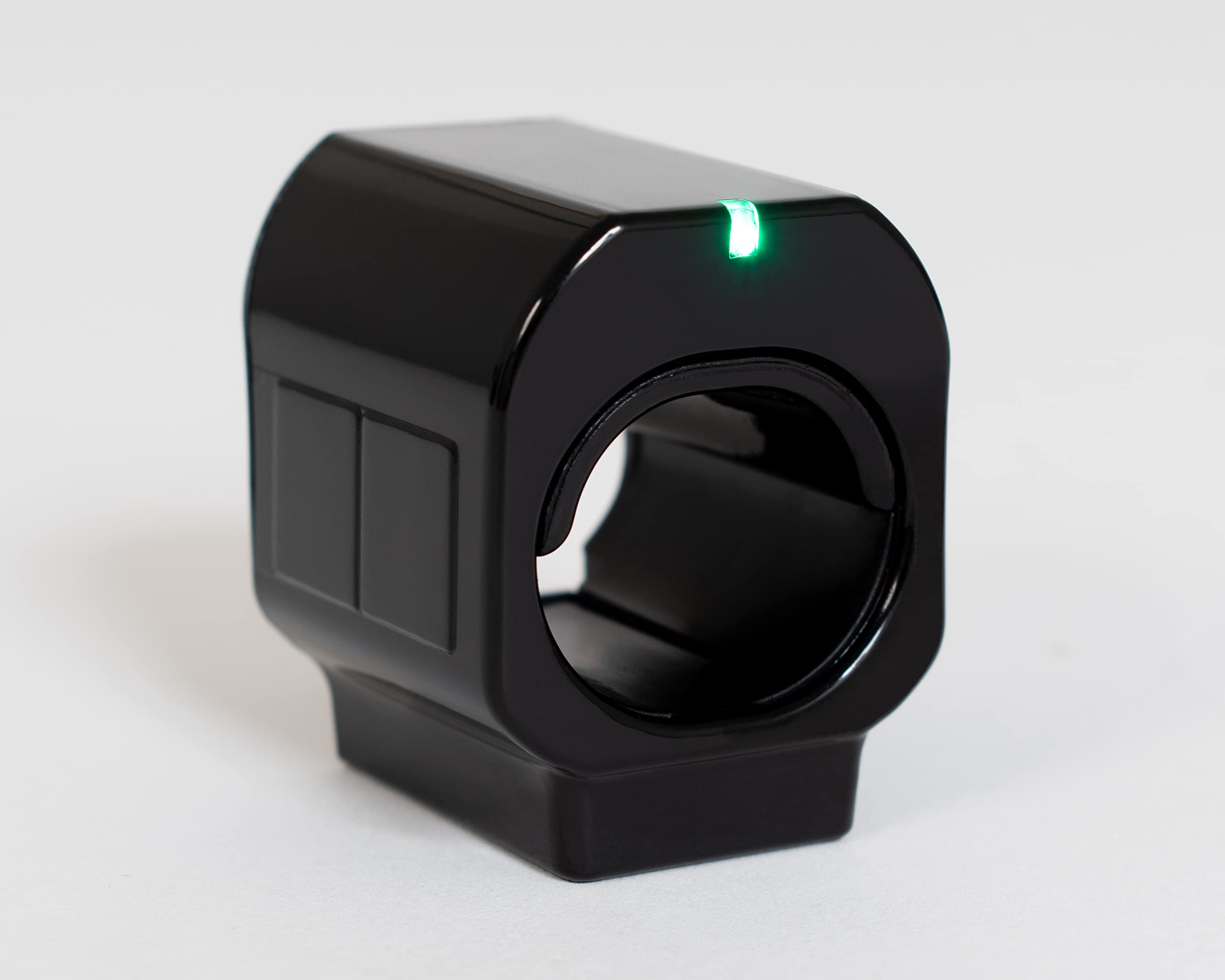 Black Wireless Ring Mouse with Air Gesture Control - 3D Wearable Gaming Mouse for PC/Laptop - Perfect for Presentations, Gaming & Office Work