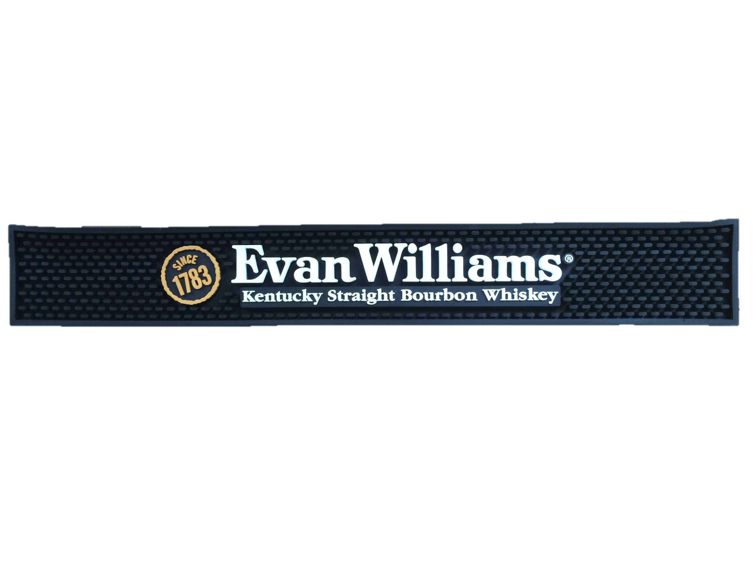 Bar Rail Drip Mat - Premium Absorbent Rubber Bar Rail Cover for Spills & Condensation - Perfect for Home Bars, Pubs & Restaurants (Set of 2)