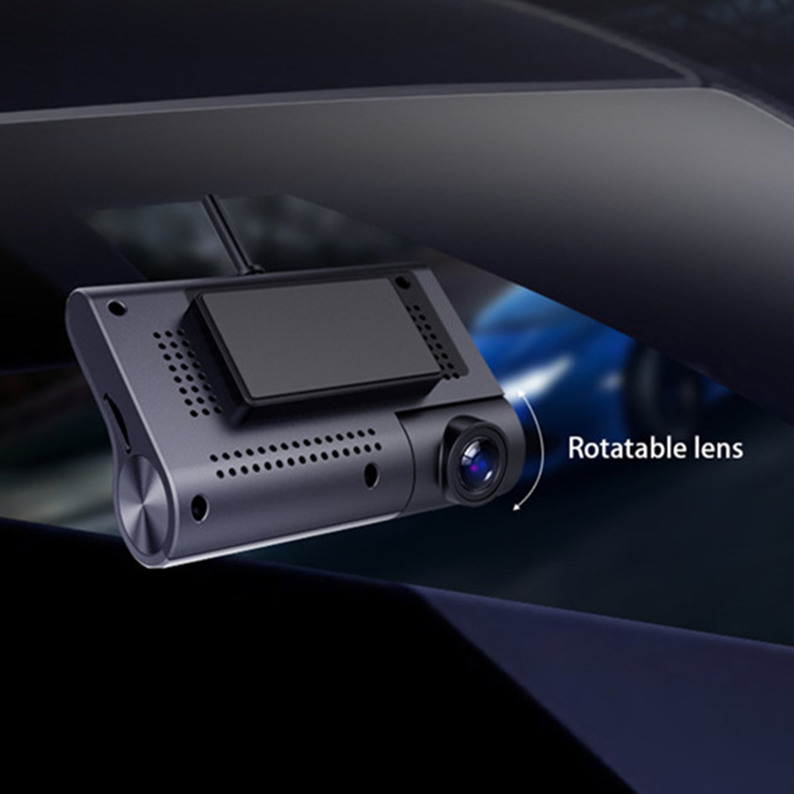 1080P WiFi Dash Cam with Night Vision - Hidden Driving Recorder & DVR for Cars | Perfect for Road Trips, Uber, and Security Monitoring