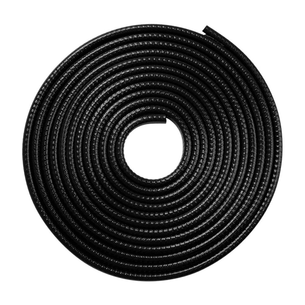 Garneck U-Shape Rubber Car Door Edge Guards - 10M Auto Vehicle Door Edge Trim Seal Strips Protector for Scratch Prevention | Perfect for Parking Lots, Garages & Tight Spaces
