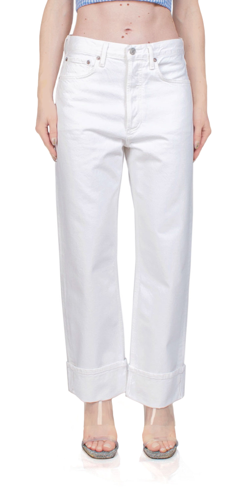 Fran Low Slung Straight Jean in Milkshake Wash - Vintage Inspired Women's Jeans for Casual Wear & Everyday Outfits