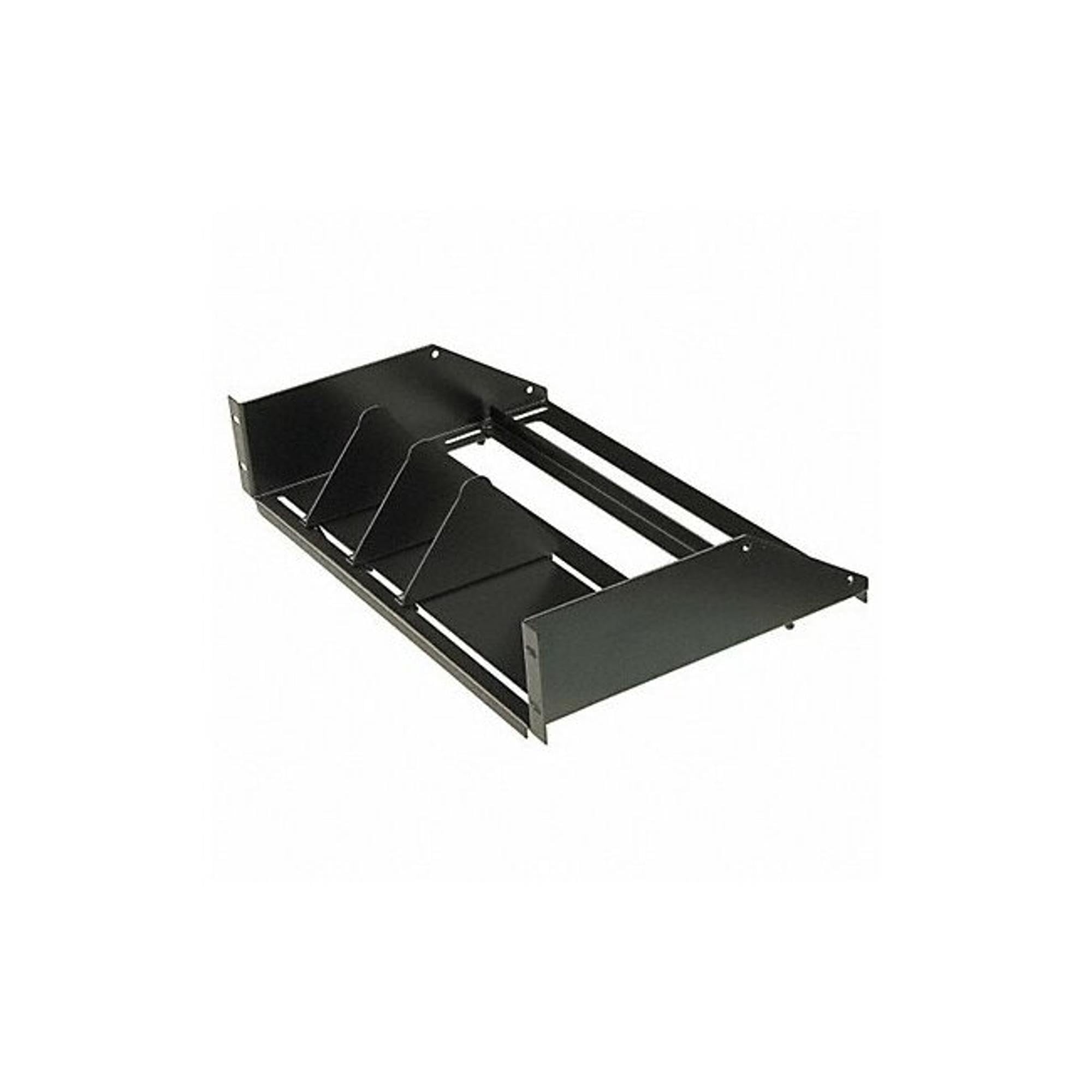 VMP Adjustable Eight Receiver Rack Shelf (ER-8RS-A) - Heavy Duty AV Equipment Organizer for Home Theater & Studio Racks - Perfect for Cable Management & Audio Video Component Storage