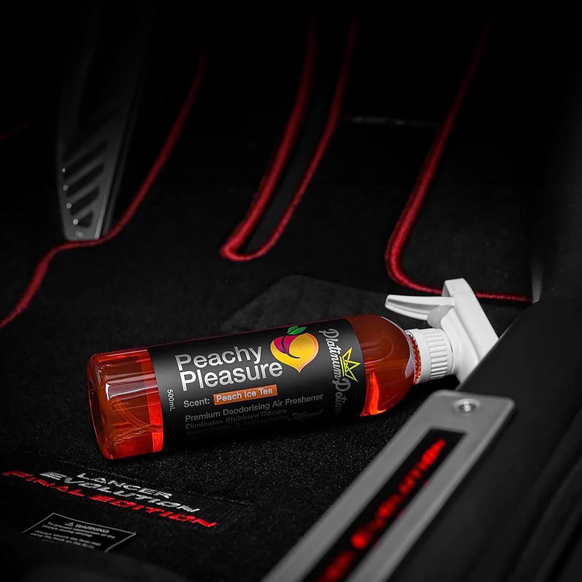 Premium Car Air Freshener Spray - 17 fl oz Mango Scent | Long-Lasting Automotive Deodorizer & Car Accessories | Ideal for Cars, Trucks & SUVs | Eliminates Odors & Freshens Air Instantly