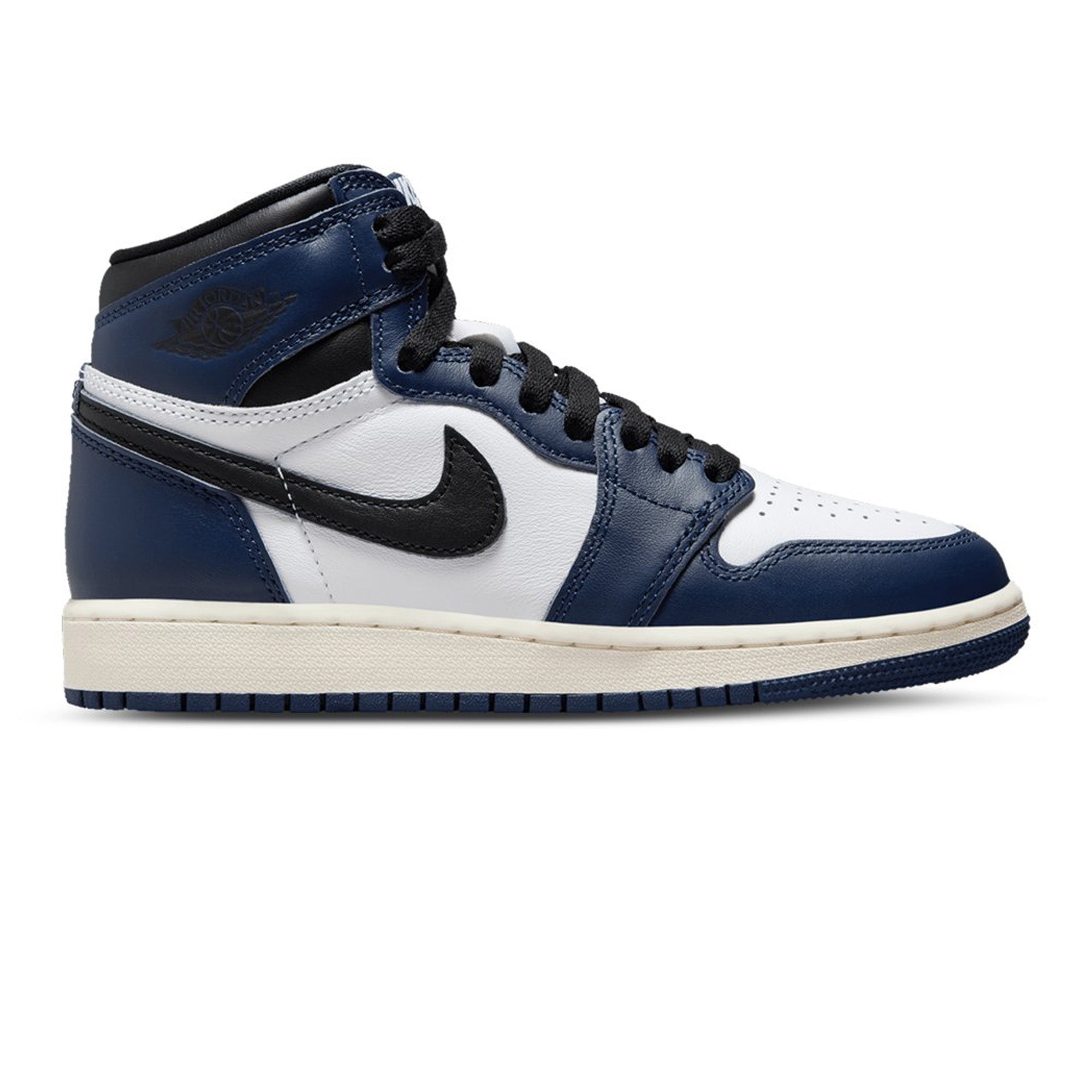 Air Jordan 1 Retro High OG 'Midnight Navy' GS Sneakers (2024) - Classic Basketball Shoes for Men & Women, Perfect for Streetwear, Sports & Casual Outfits