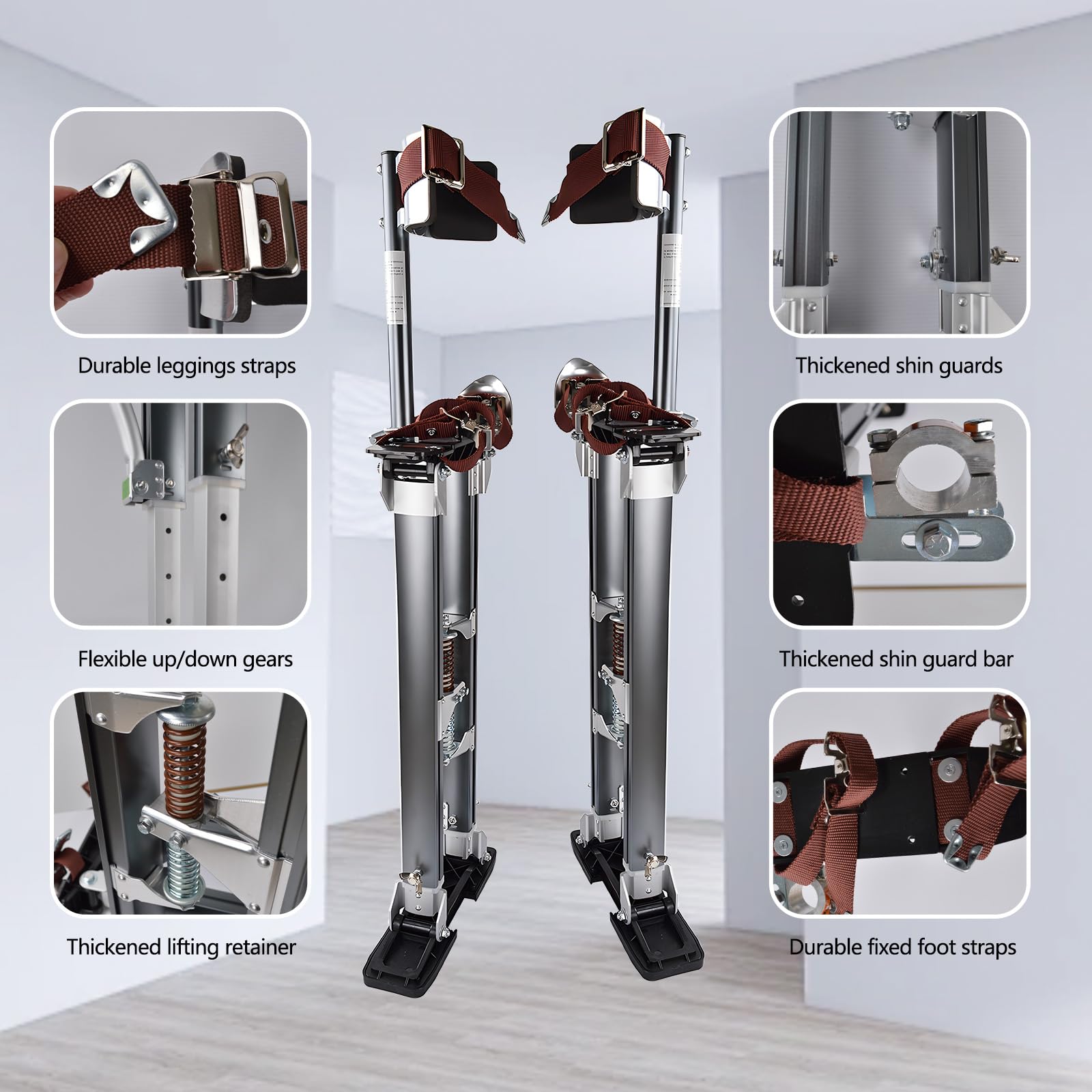 Professional Aluminum Drywall Stilts 24