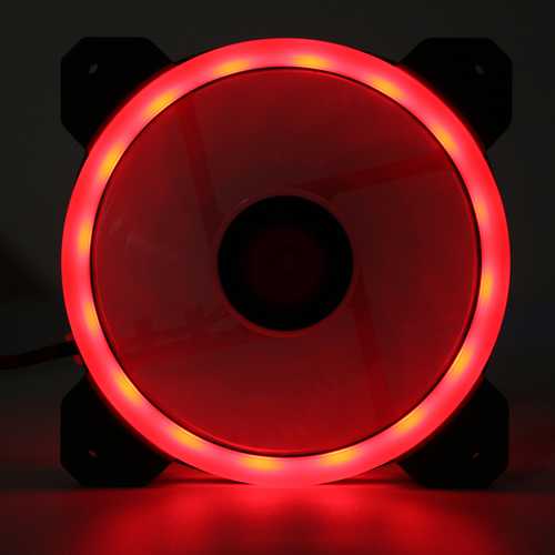 Coolmoon 6-Pack 120mm RGB LED PC Case Fans with Adjustable Speed & IR Remote Control - Perfect for Gaming PC Builds, Computer Cooling & Custom RGB Lighting Setups