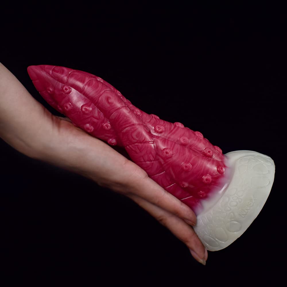 BeHorny Liquid Silicone Octopus Tentacle Dildo with Suction Cup - Realistic Adult Sex Toy for Women & Men - Perfect for Solo Play, Couples Fun and BDSM Fantasy