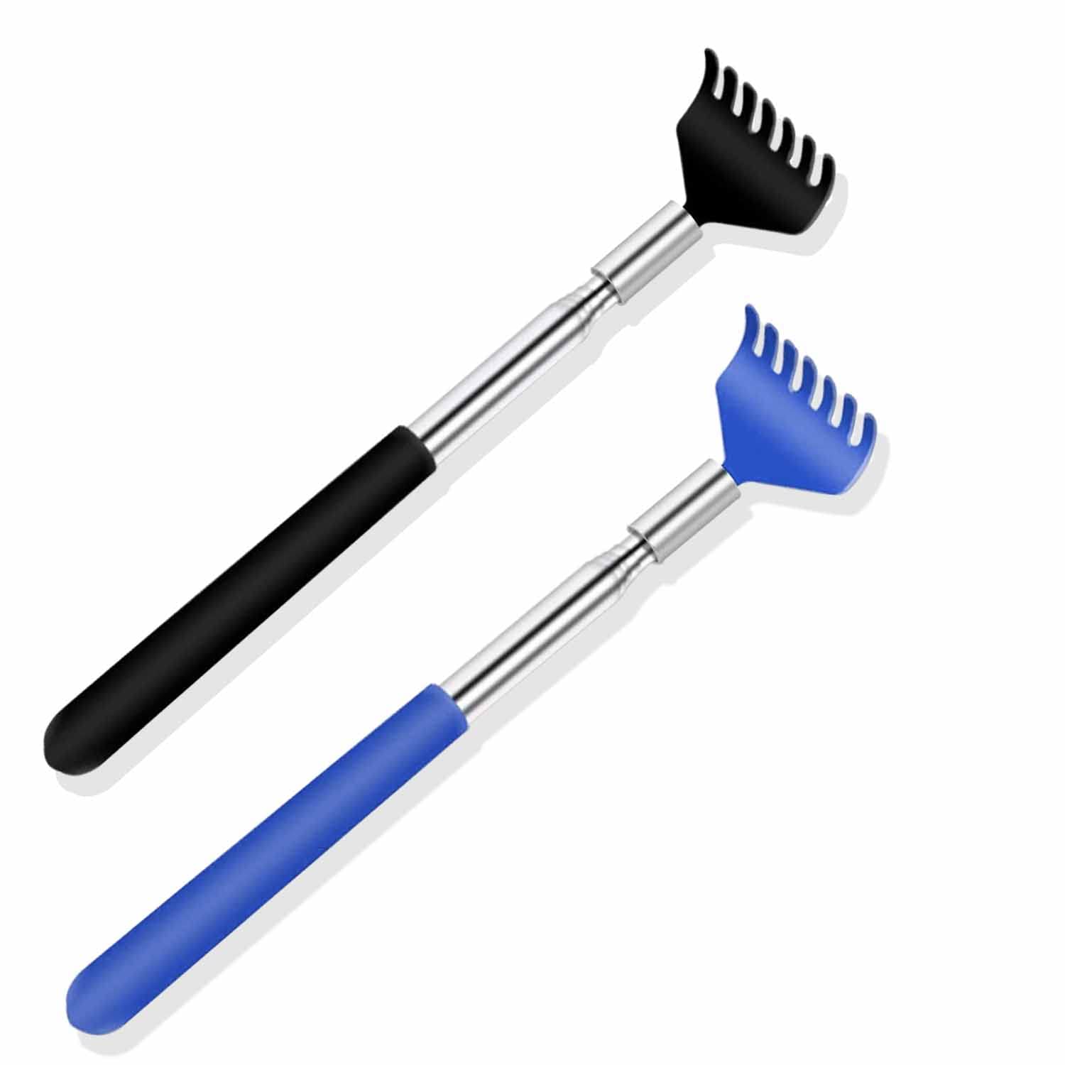 Extendable Back Scratcher with Telescopic Handle (8.26-26.77 Inches) - Christmas Gift Boxed Back Massage Tool - Perfect for Stocking Stuffers & Itch Relief at Home, Office, or Travel