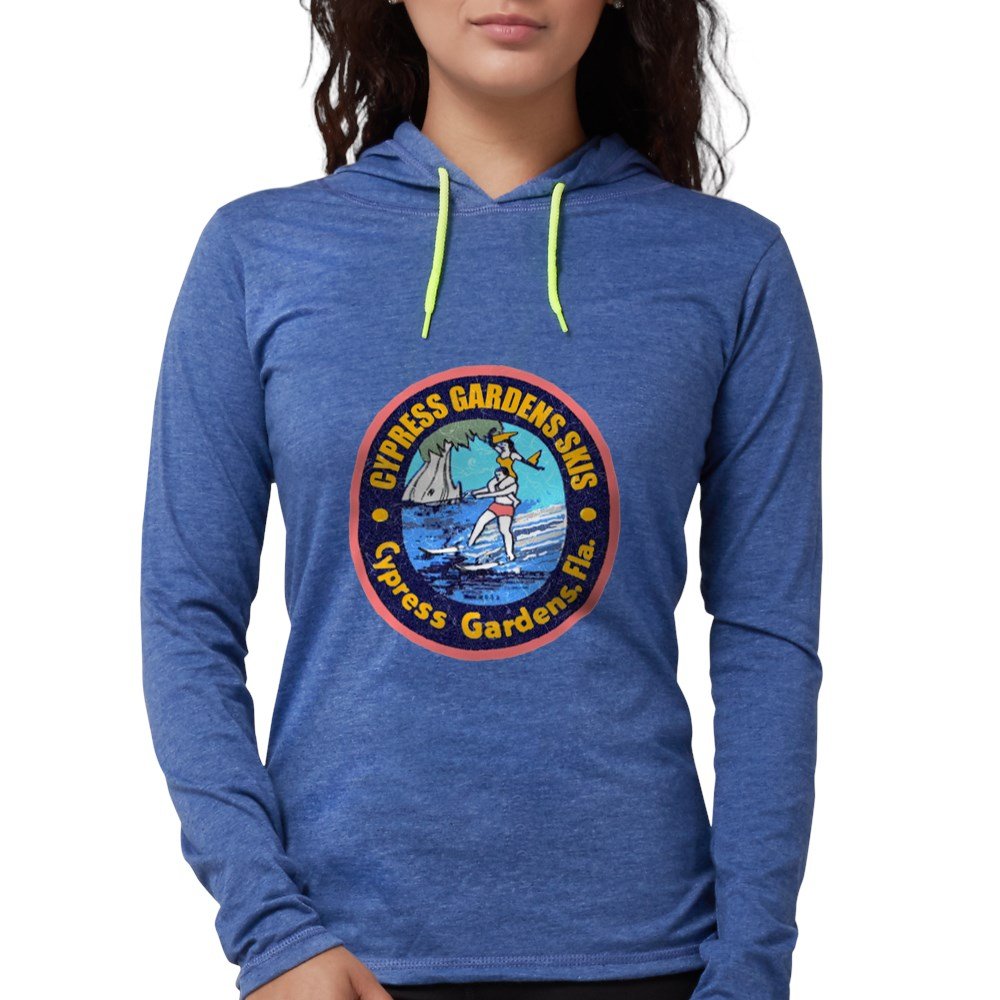 Water Skiing Long Sleeve Hoodie T-Shirt - Comfortable & Stylish Activewear for Water Sports Enthusiasts | Perfect for Skiing, Beach Outings & Outdoor Adventures