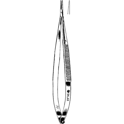 Castroviejo Needle Holder - Surgical Precision Instrument 65 6350 - Ideal for Microsurgery, Ophthalmology & Fine Suture Procedures