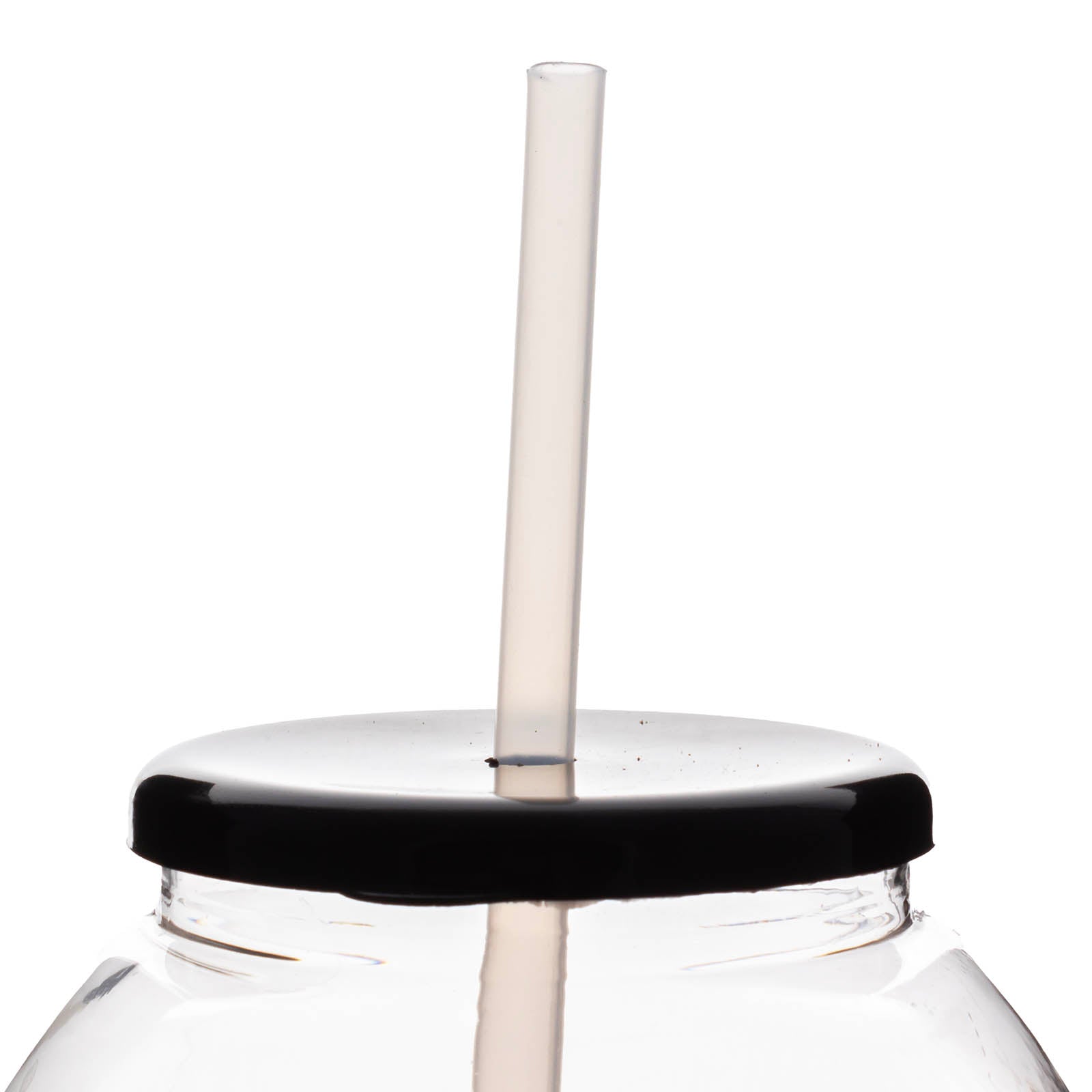BarConic® 40oz Flat Sided Fishbowl Glass - Large Capacity Cocktail & Beverage Drinking Glass for Parties, Bars, and Home Entertaining