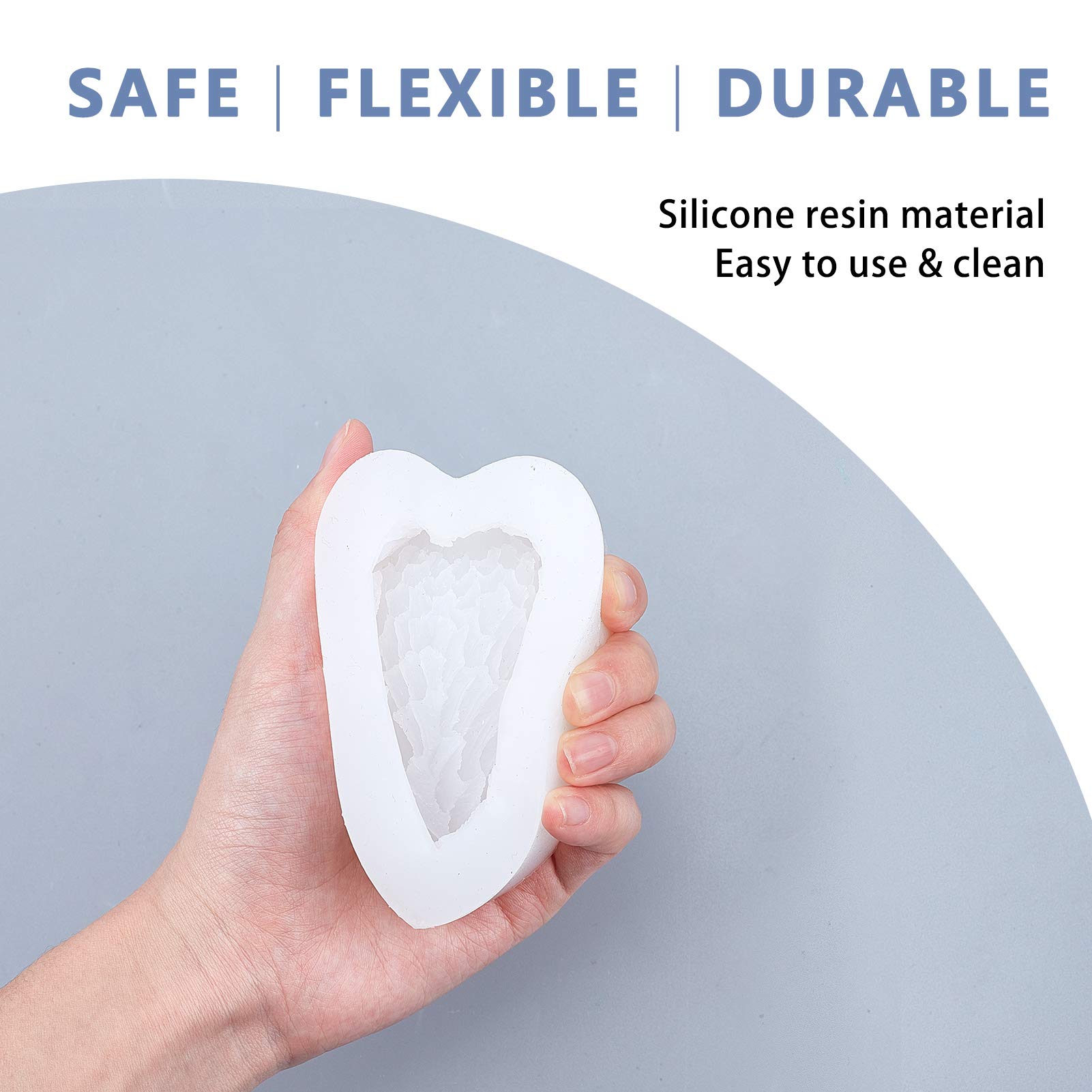 **SUNNYCLUE Silicone Resin Molds for Jewelry Dishes & Trinket Trays – DIY Ring Holder, Home Decor, Wedding Gift – Perfect for Jewelry Storage, Resin Casting, and Decorative Display**