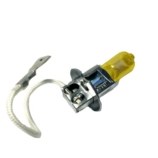 H3 12V 55W Solar Yellow Headlight and Fog Light Bulbs - High Visibility for Off-Road, Night Driving & Foggy Conditions