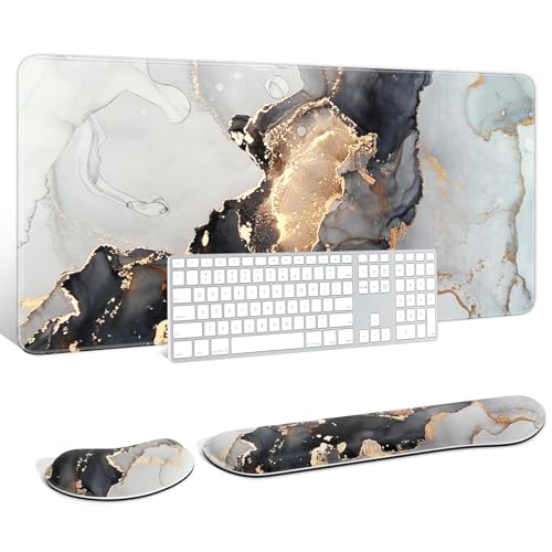 Ink White Black Marble