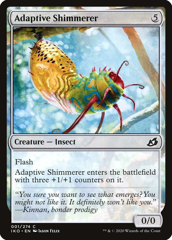 Adaptive Shimmerer - Ikoria: Lair of Behemoths MTG Card - Rare Creature for Magic: The Gathering Decks - Perfect for Commander, Standard & Modern Gameplay
