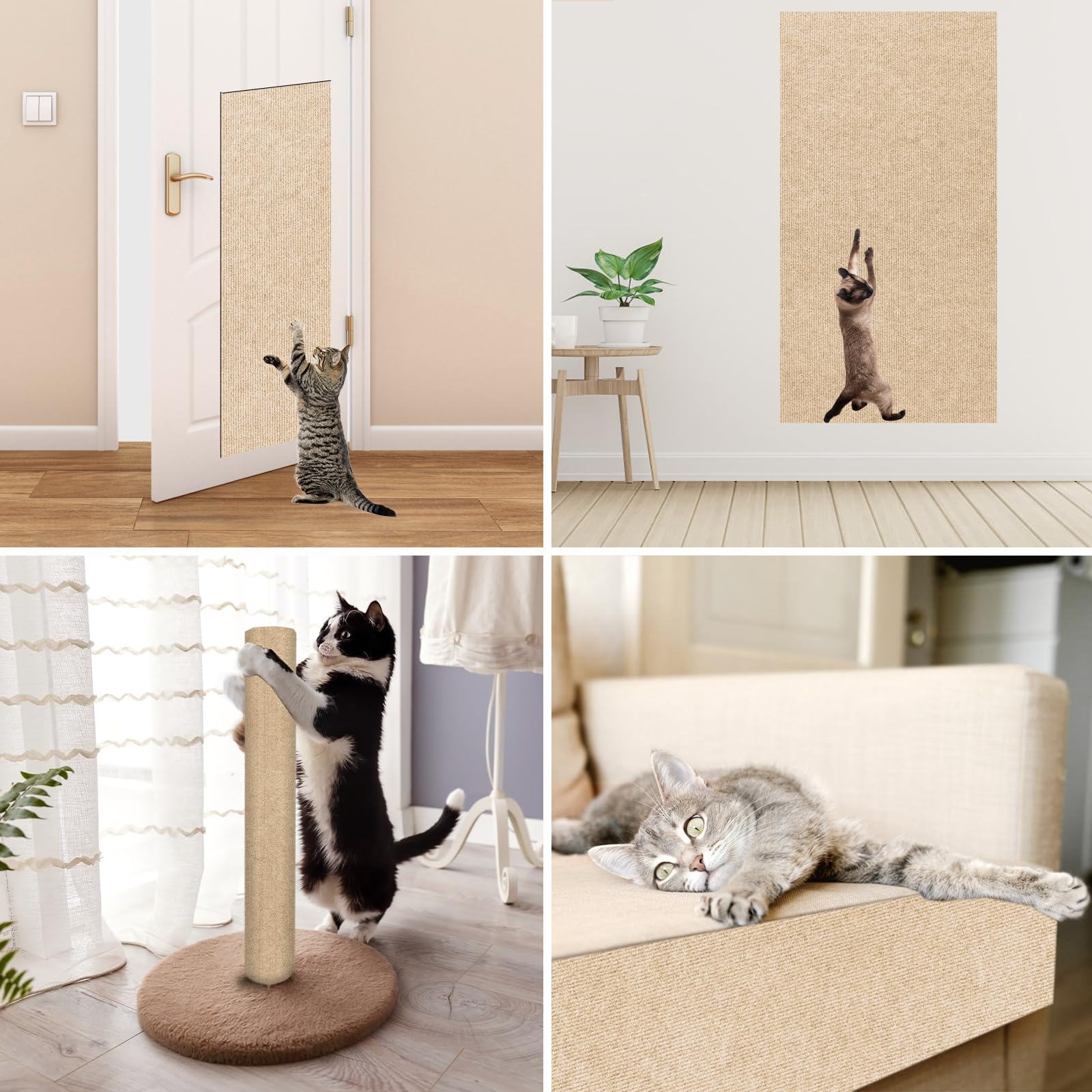 Self-Adhesive Cat Scratching Mat - 39.4
