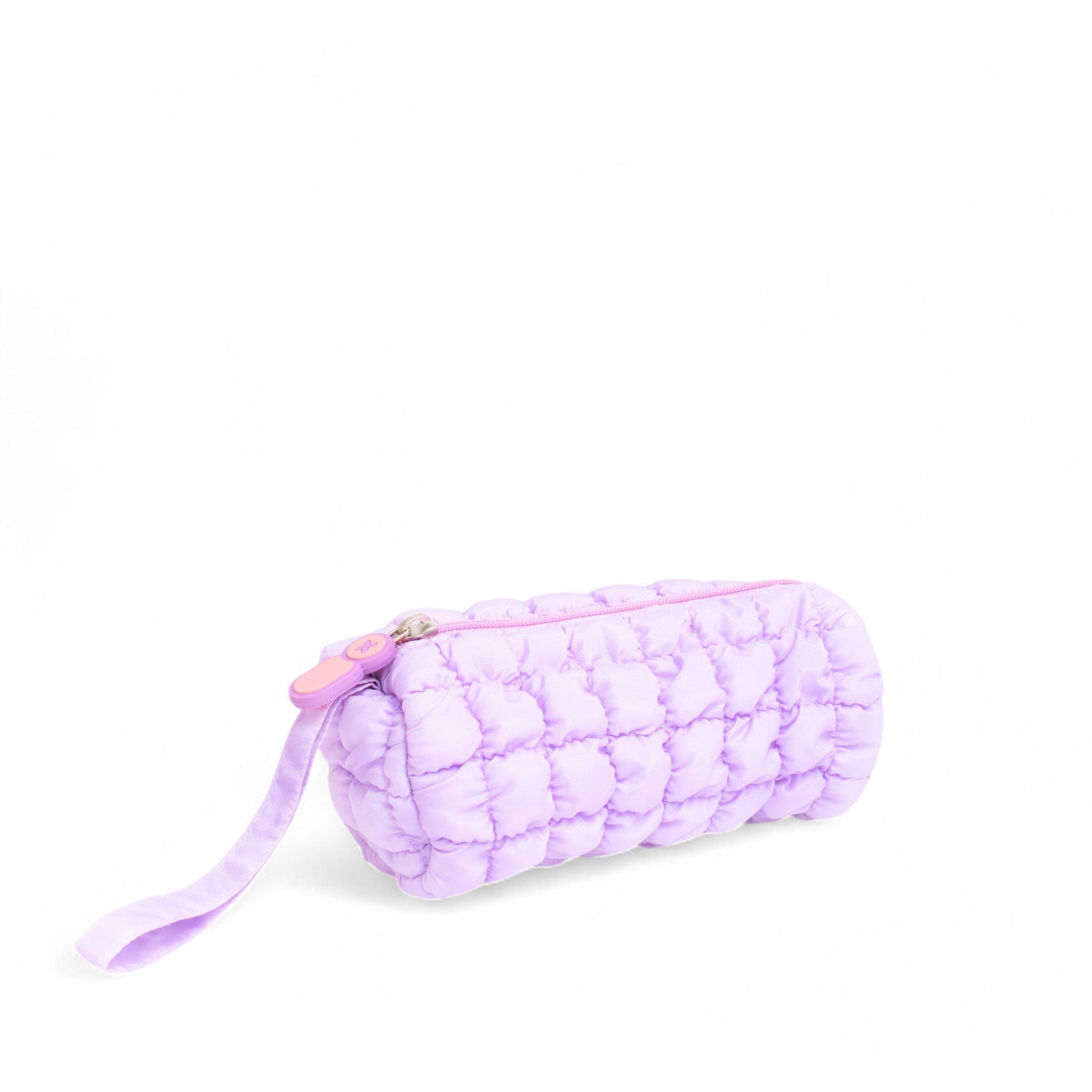 Cute Boba Bubble Tea Pencil Case - Lilac Bloom Design for School, Office & Travel Organization | Kawaii Stationery Pouch for Pens, Markers & Makeup