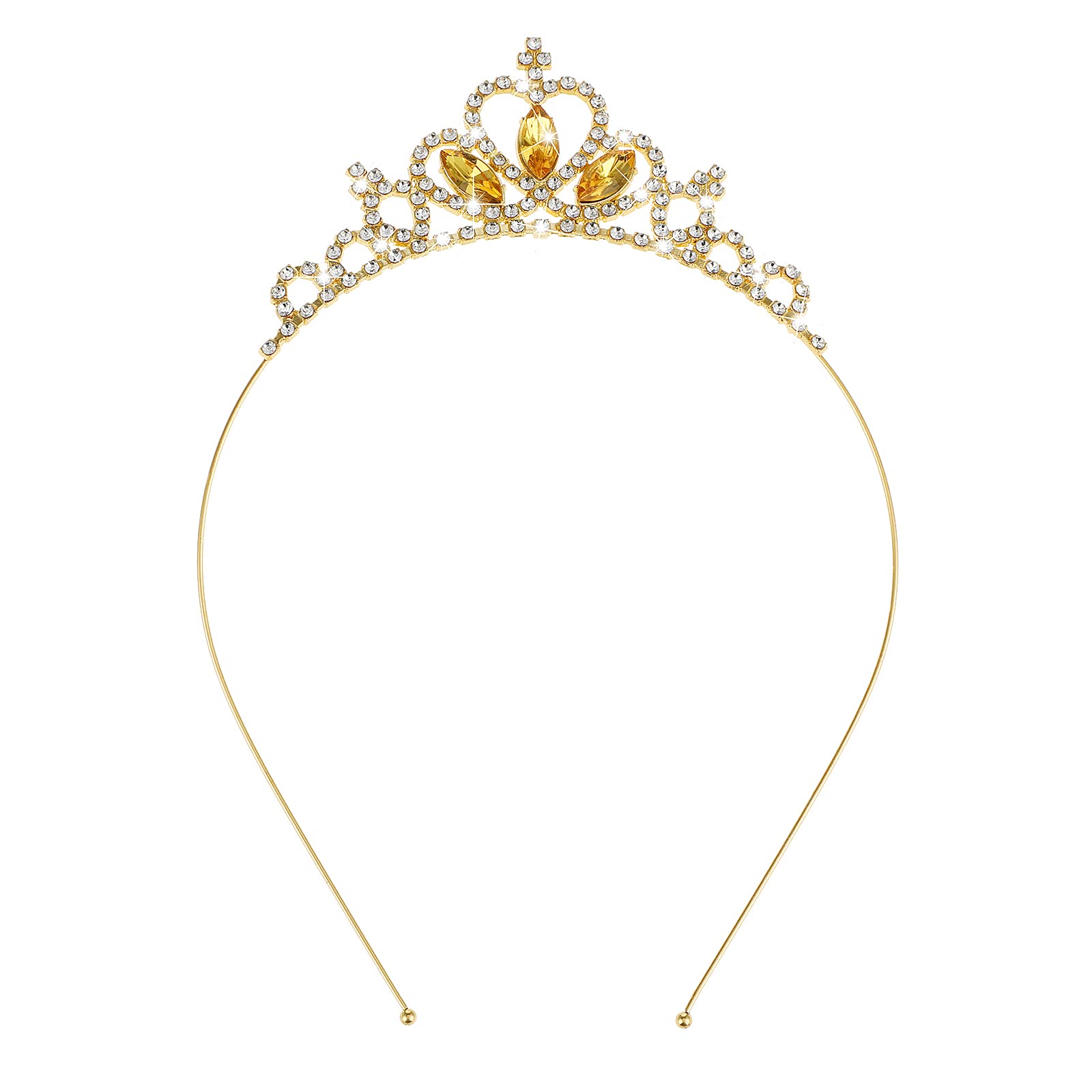 Sparkling Crystal Princess Crown Tiara Headband - Rhinestone Hair Accessories for Women & Girls | Birthday, Christmas, Wedding, Carnival, Cosplay & Special Events | Elegant Bridal Headpiece & Party Decoration