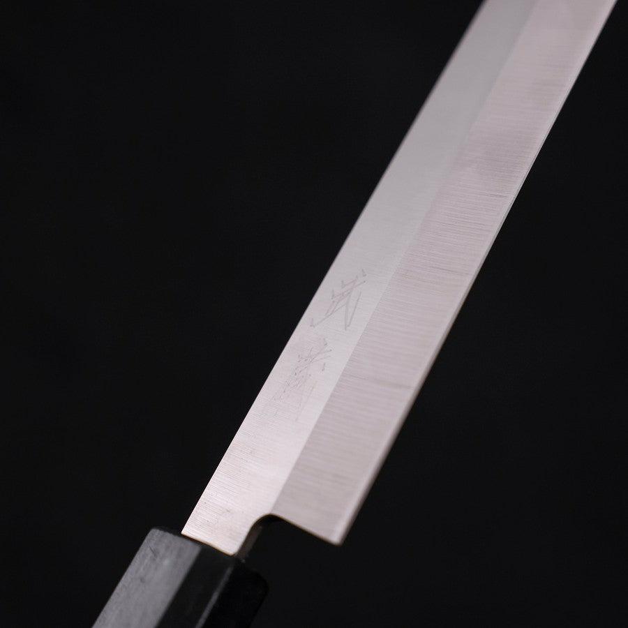 Premium Yanagiba Sushi Knife - AUS 8 High Carbon Steel, Polished Dark Blue Urushi Handle, 210mm Blade - Perfect for Sushi Chefs & Japanese Cuisine Lovers