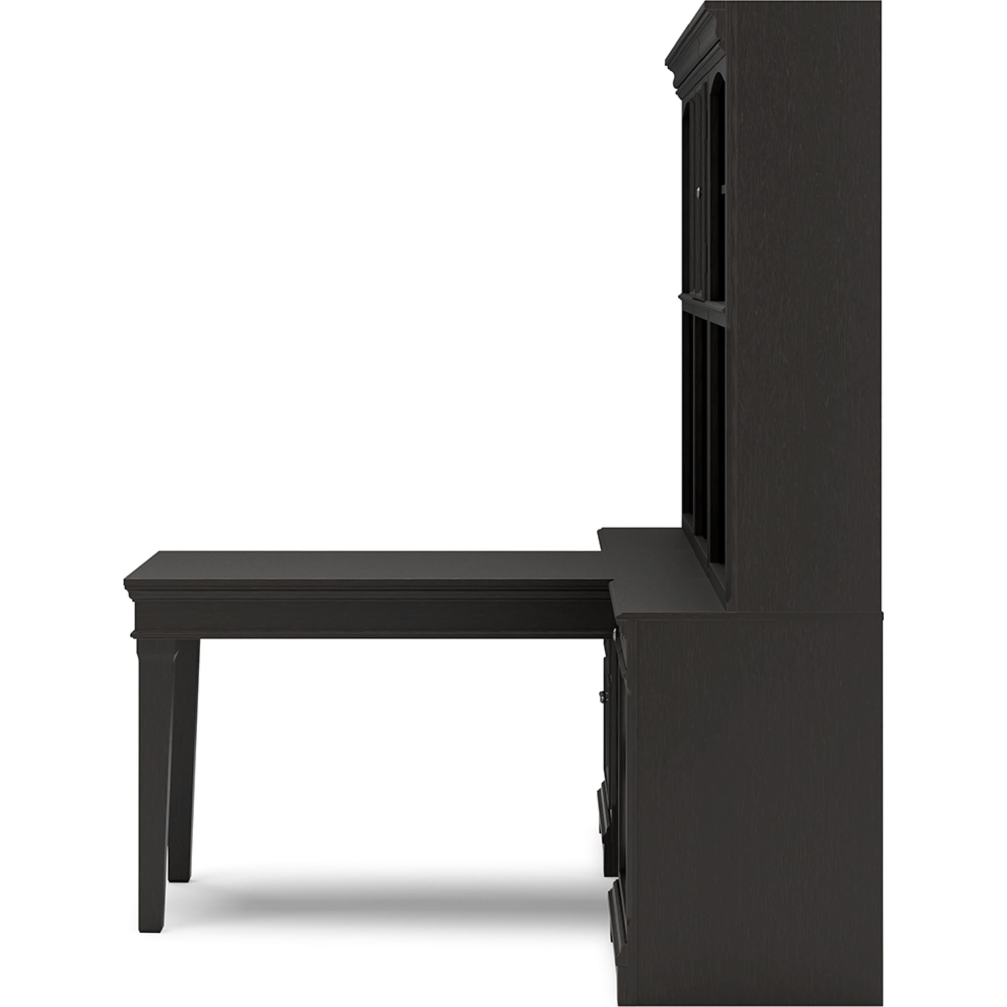 Beckincreek 6-Piece Black Home Office Furniture Set - Desk, Chair & Storage for Modern Workspace & Study Room