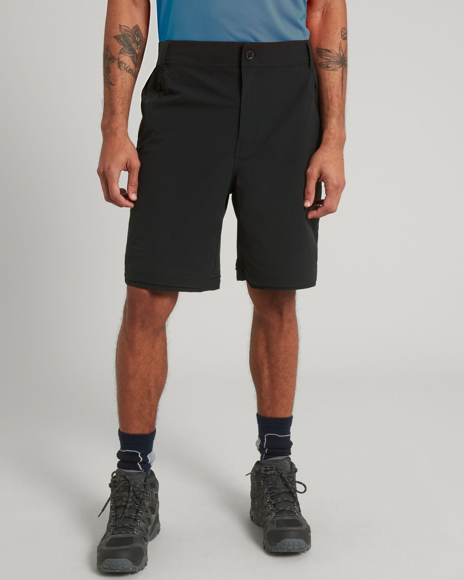 Men's ULT Hike Convertible Pants - Lightweight Quick-Dry Outdoor Hiking Pants with Zip-Off Legs (Black) - Perfect for Hiking, Camping & Travel Adventures
